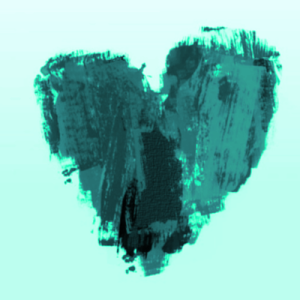 turquoise heart